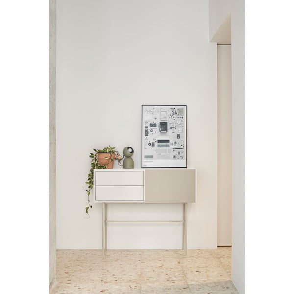 Bézs-krémszínű konzolasztal 35x110 cm Nube – Teulat-image-1