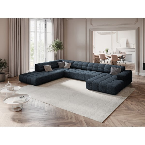 Kék sarokkanapé (bal oldali-U alakú) Chicago – Cosmopolitan Design-image-1