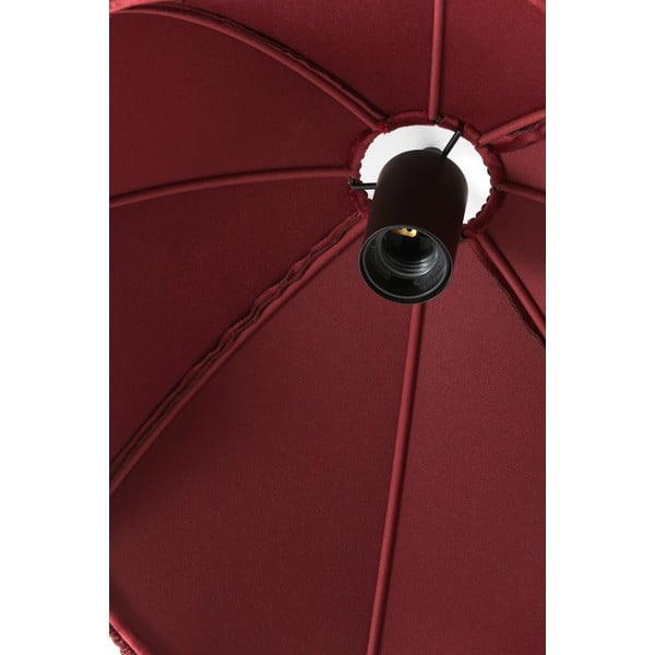 Borvörös függőlámpa textil búrával ø 40 cm Malacia – Light & Living-image-1