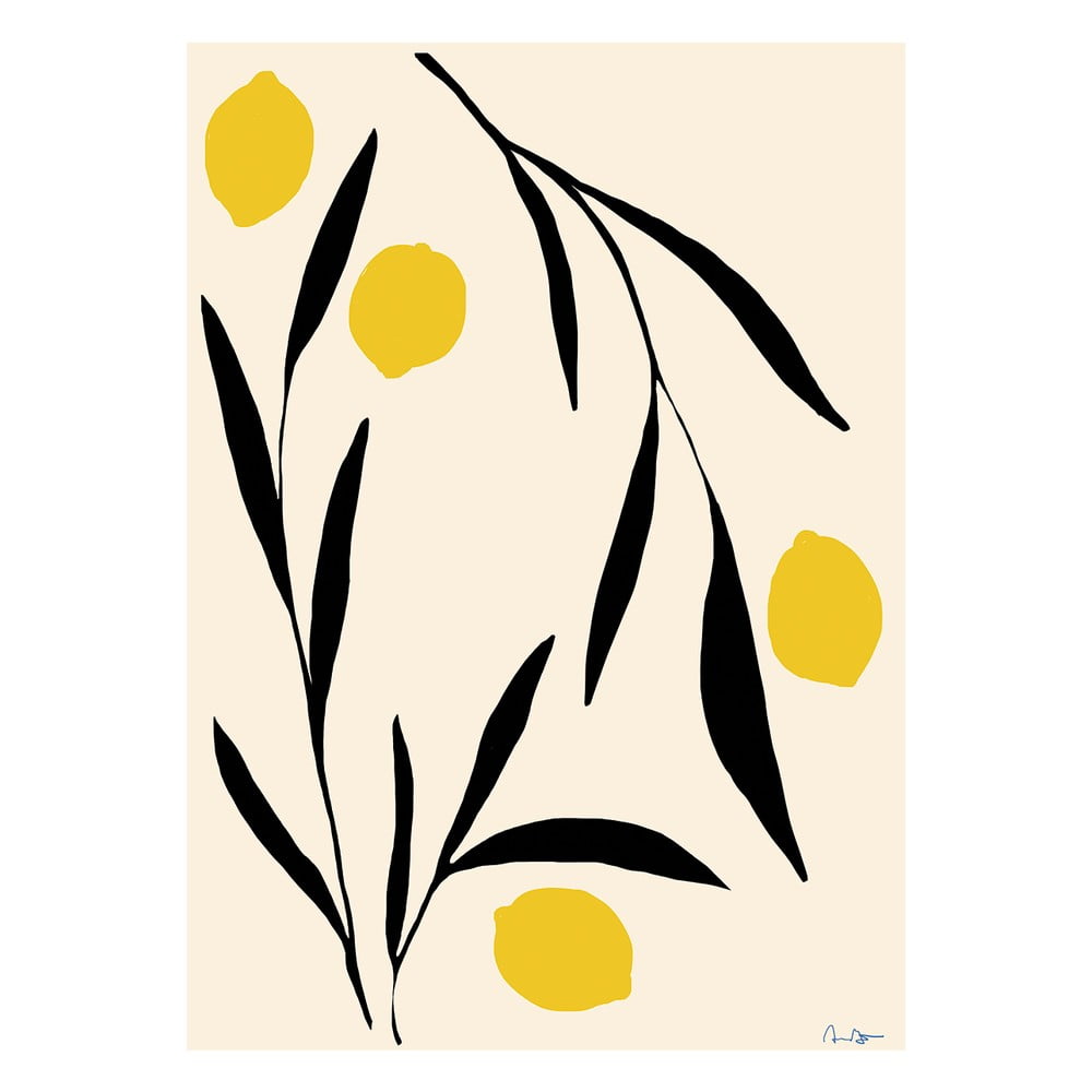 Poszter 30x40 cm Lemon – Anna Mörner – The Poster Club