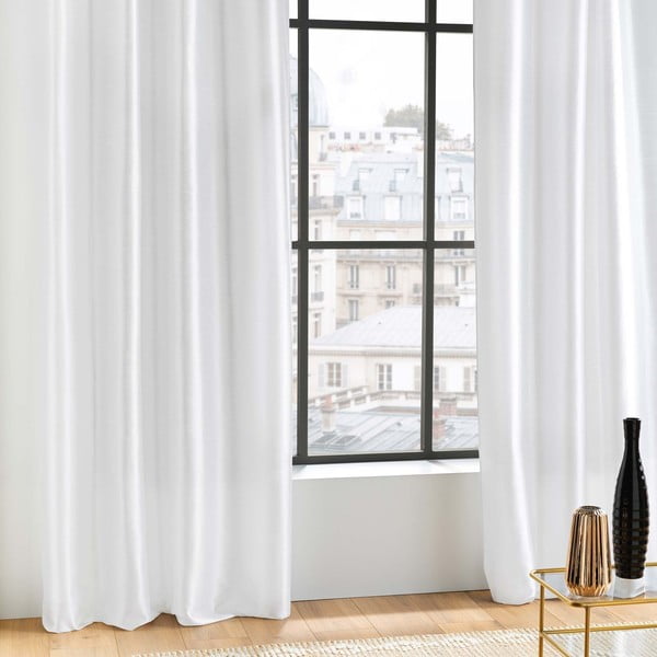 Fehér szatén függöny 140x240 cm Shana – douceur d'intérieur-image-2