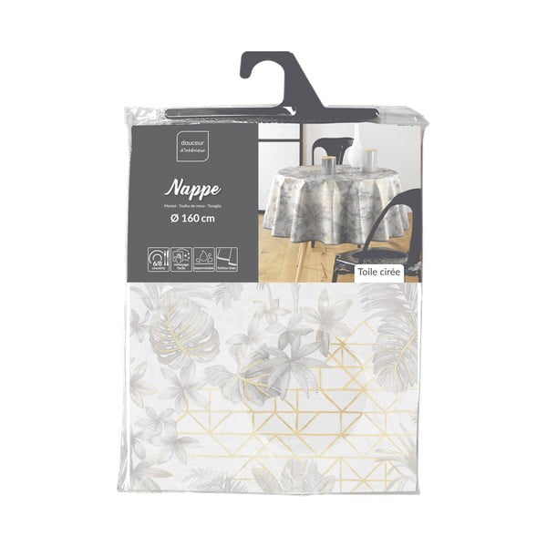 Lemosható asztalterítő ø 160 cm Coconut – douceur d'intérieur-image-4
