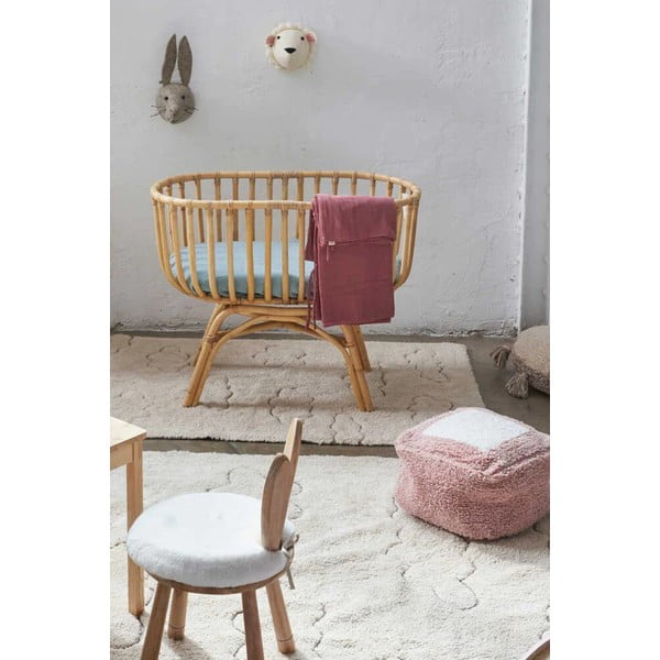 Krémszínű mosható kézi szövésű pamut gyerek szőnyeg 120x160 cm Clouds – Lorena Canals-image-1