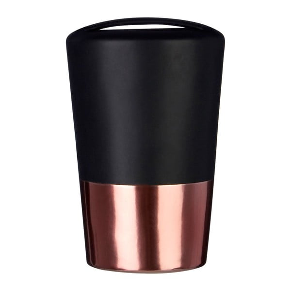 Alpha fekete fogkefetartó pohár - Premier Housewares-image-2