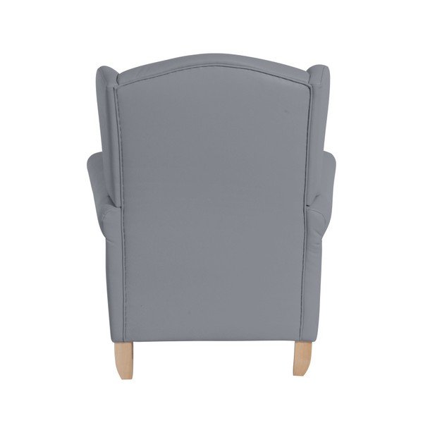 Verita Leather Gray szürke műbőr füles fotel - Max Winzer-image-4