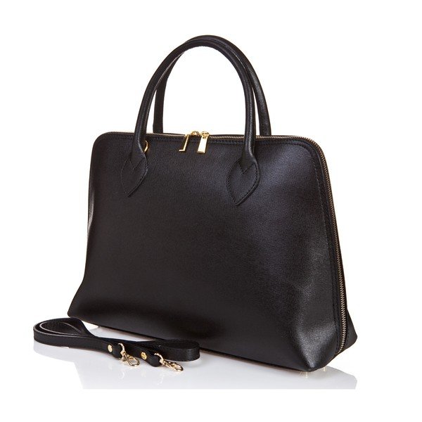 Liana fekete bőr kézitáska - Massimo Castelli-image-2