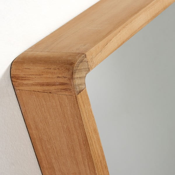 Sunday teakfa tükör, 80 x 65 cm - Kave Home-image-1