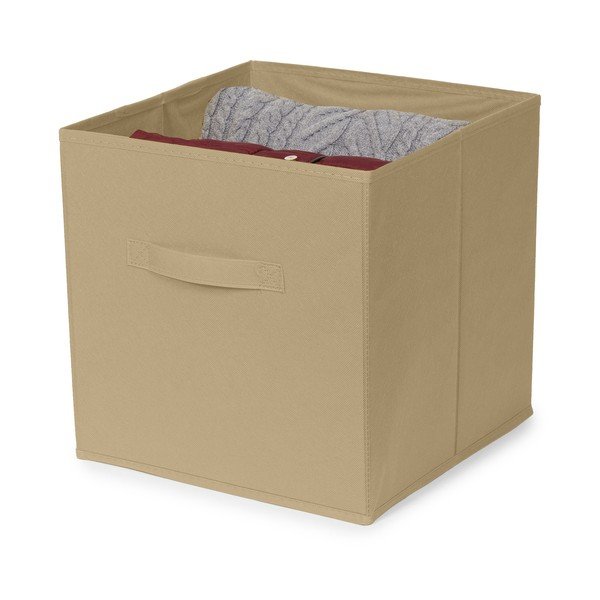 Khaki műanyag tárolódoboz 31x31x31 cm – Compactor-image-2