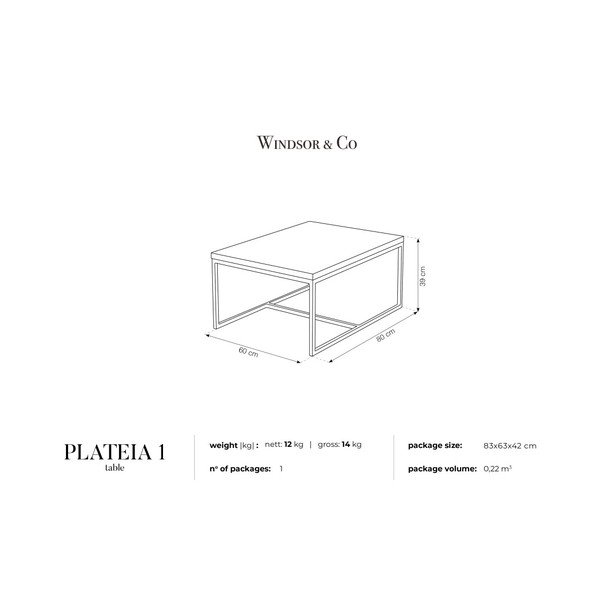Plateia dohányzóasztal farost lappal, 80 x 60 cm - Windsor & Co Sofas-image-4