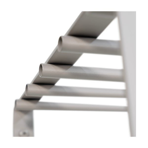 Szürkésbarna fém fali fogas polccal 100 cm Rex – Spinder Design-image-4