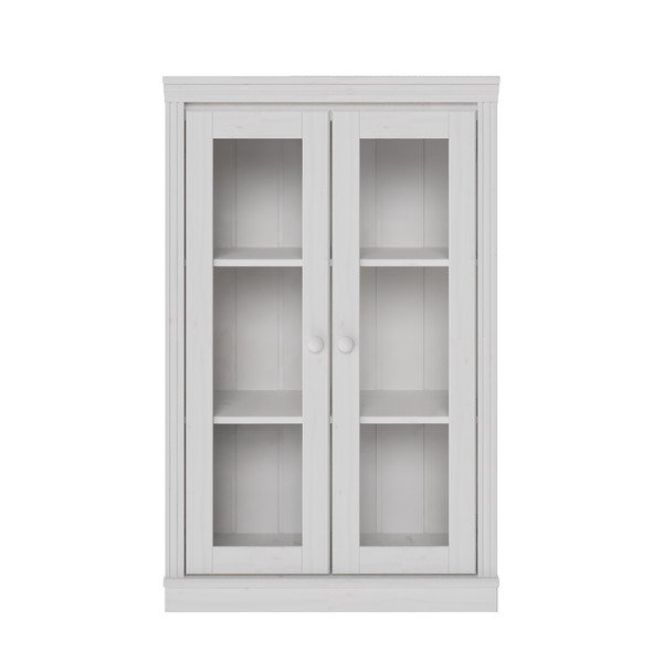 Fehér borovi fenyő tálalószekrény 74x118x35 cm Anita – Støraa