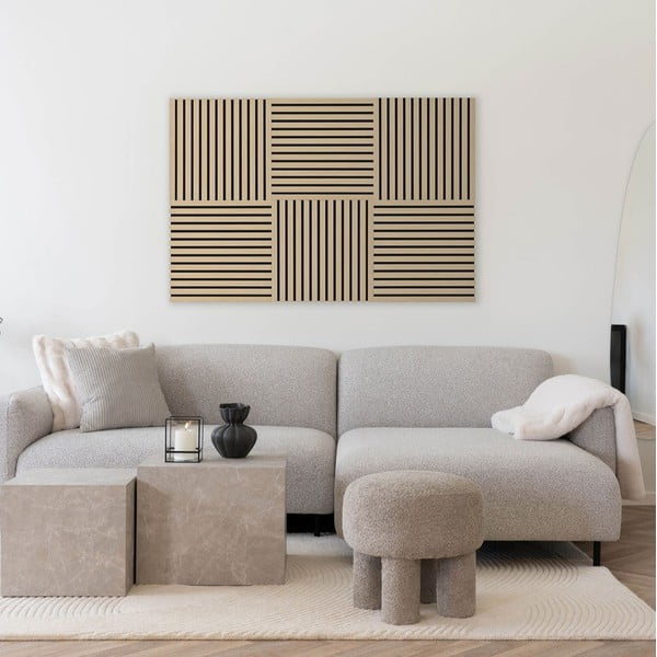 Akusztikus panel szett 2 db-os 52x52 cm Oak – House Nordic-image-1