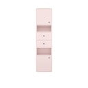 Rózsaszín magas-fali fürdőszoba szekrény 40x158 cm Color Bath – Tom Tailor