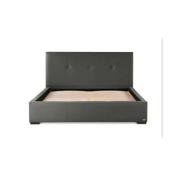 Serenity szürke kétszemélyes ágy tárolóhellyel, 180 x 200 cm - Guy Laroche Home
