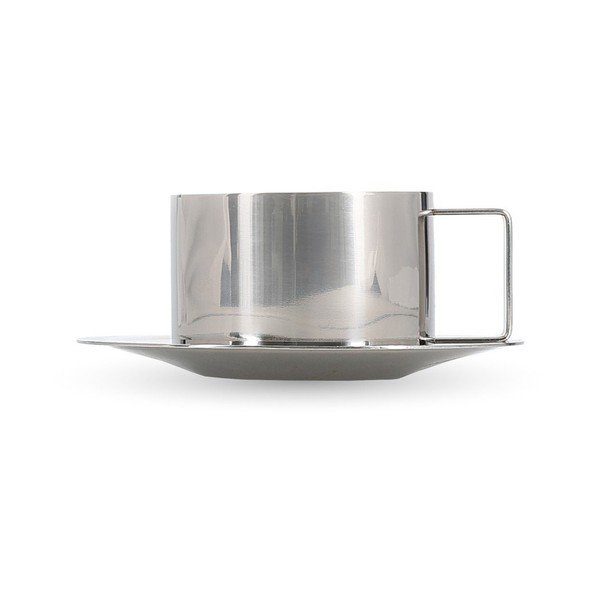 Ezüstszínű rozsdamentes acél csésze szett 2 db-os cappucinóhoz 200 ml Oryn – S|P Collection