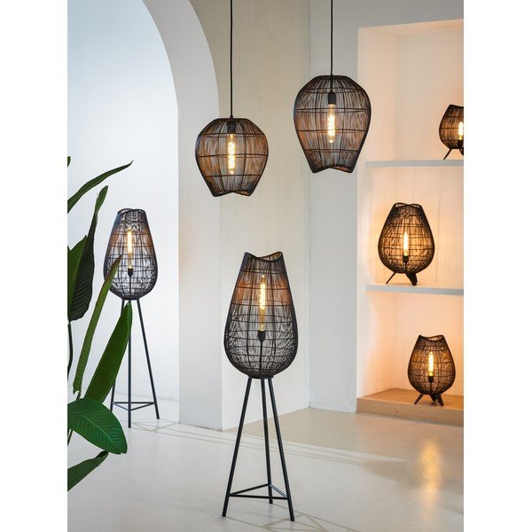 Fekete mennyezeti lámpa ø 28 cm Yumi – Light & Living-image-1