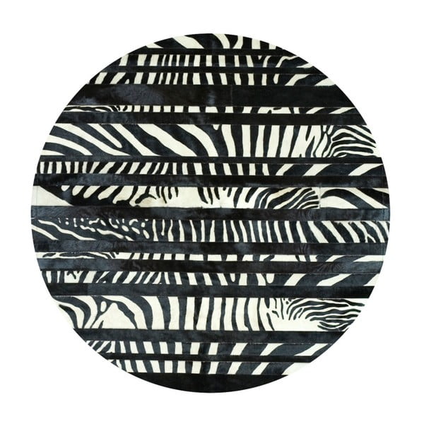 Stripes zebramintás állatbőr szőnyeg, ⌀ 160 cm - Pipsa