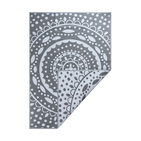 Fehér-szürke piknik takaró 240x330 cm – Oyo Concept