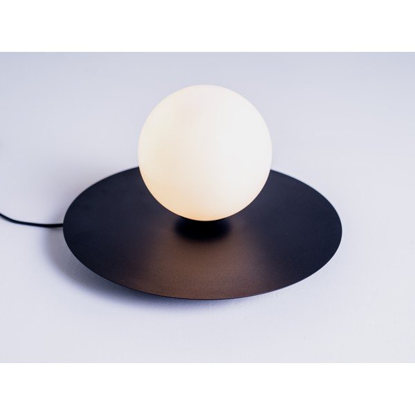 Fekete asztali lámpa üveg búrával (magasság 17 cm) Skiva Ball – CustomForm-image-2