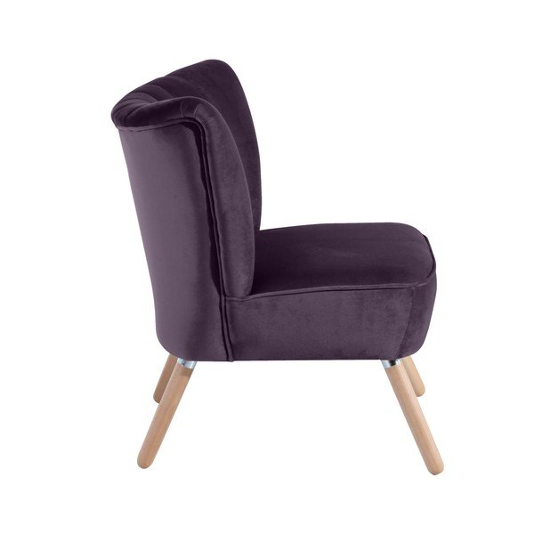 Alessandro Suede lila fotel - Max Winzer-image-1