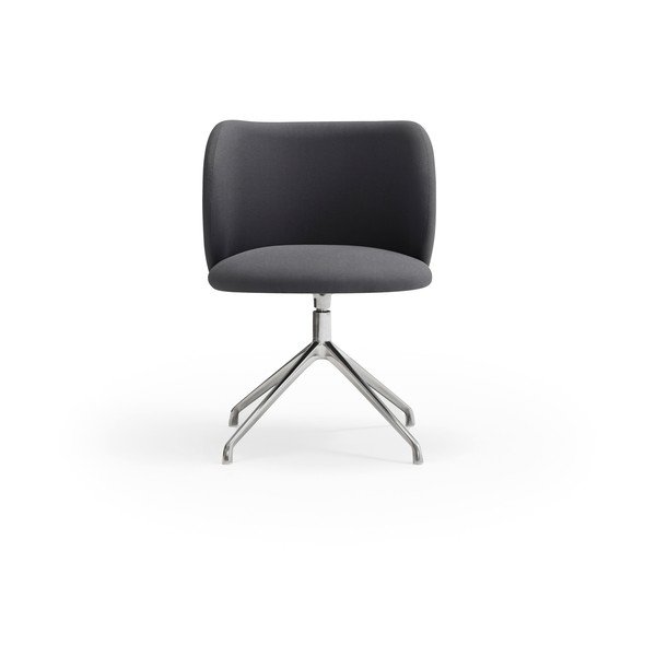 Sötétszürke kárpitozott étkezőfotel Mogi – Teulat-image-1