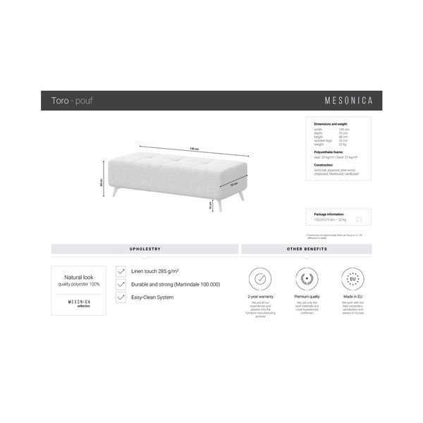 Toro szürke lábtartó - MESONICA-image-3