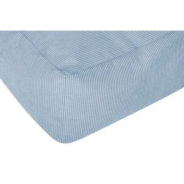 Világoskék kordbársony puff Keno – noo.ma-image-3