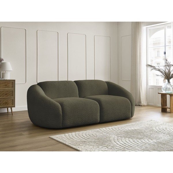 Zöld buklé kanapé 230 cm Tina – Bobochic Paris-image-4