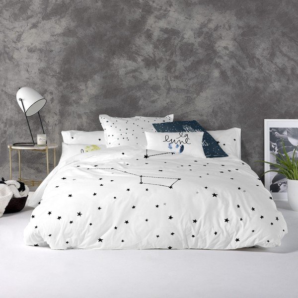 Constellation pamut paplanhuzat, 200 x 200 cm - Blanc-image-1