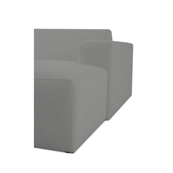 Szürke buklé kanapé modul (jobb oldali) Roxy – Scandic-image-4
