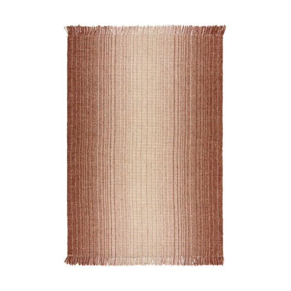 Piros kétoldalas kézi szövésű jutakeverék szőnyeg 160x230 cm Jute Ombre Red – Flair Rugs