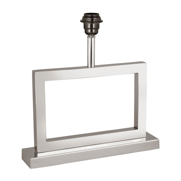 Fényes ezüstszínű lámpa állvány 40 cm Kea – Côté Table