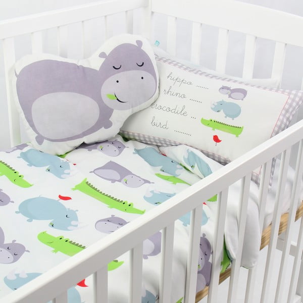 Hippo gyermek pamut ágyneműhuzat, 100 x 120 cm - Mr. Fox-image-3