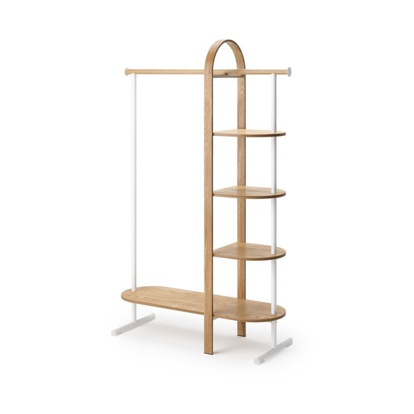 Fehér-natúr színű eukaliptusz előszoba bútor Bellwood – Umbra-image-2