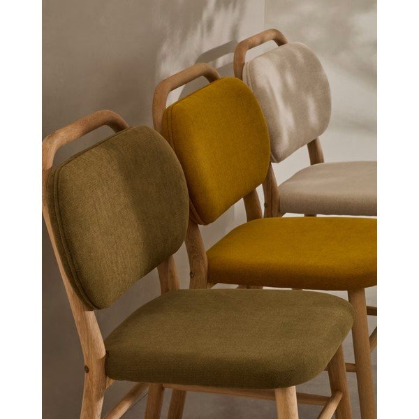 Khaki étkezőszék szett 2 db-os Helda – Kave Home-image-4