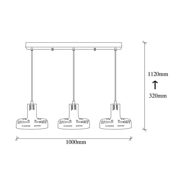 Fekete-rézszínű függőlámpa fém búrával Fellini – Opviq lights-image-4