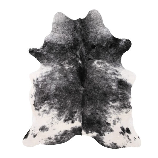 Nero Creamy fekete-fehér valódi marhabőr, 177 x 162 cm - Arctic Fur