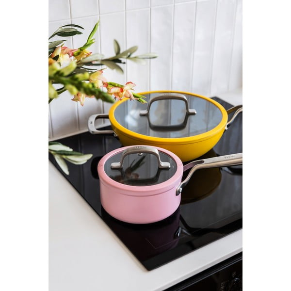 Wok serpenyő fedővel-kerámia felülettel ø 28 cm Meda 3.0 – FABINI-image-4