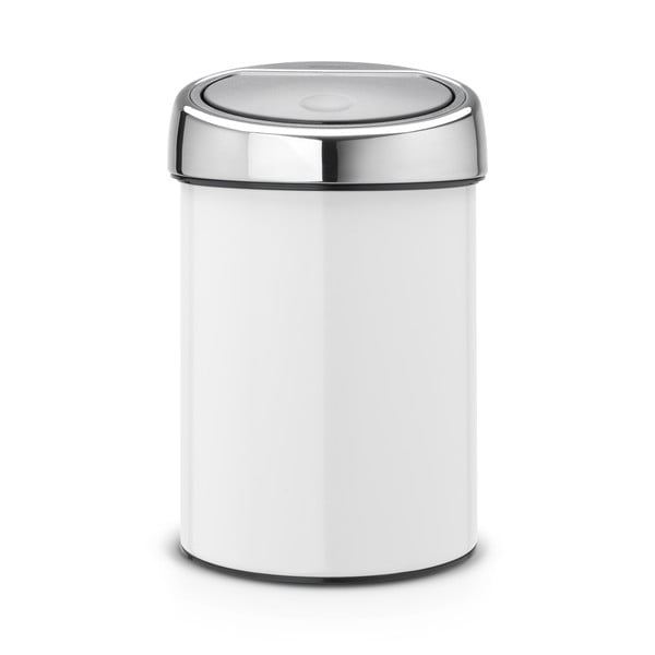 Fehér acél érintésre nyíló szemetes 3 l Touch Bin – Brabantia-image-4