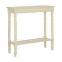 Elefántcsont színű borovi fenyő konzolasztal 30x80 cm Heritage – Premier Housewares