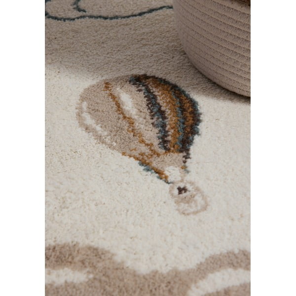 Krémszínű gyerek szőnyeg 120x170 cm Hot Air Balloon – Hanse Home-image-3