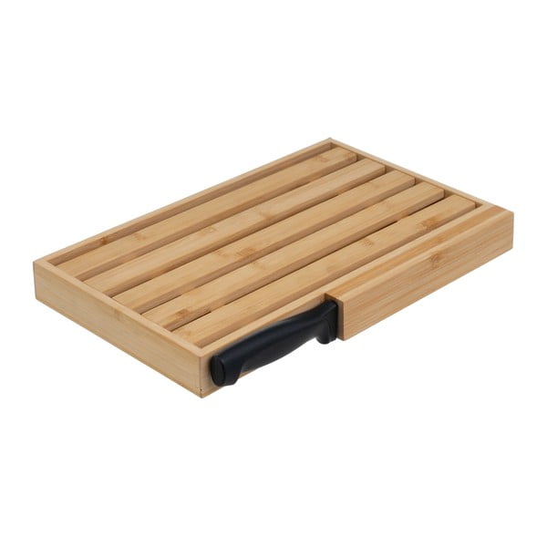 Bambusz vágódeszka tartozékokkal 22x35,5 cm – Casa Selección-image-2