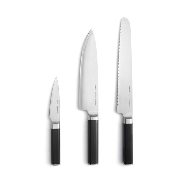 Rozsdamentes acél kés készlet 3 db-os Trino – FABINI