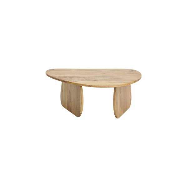 Natúr színű mangófa dohányzóasztal Mushroom – Ellos Home-image-2