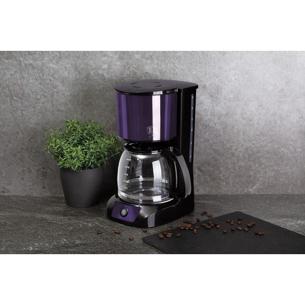 Lila filteres kávéfőző Purple Metallic Line - BerlingerHaus-image-1