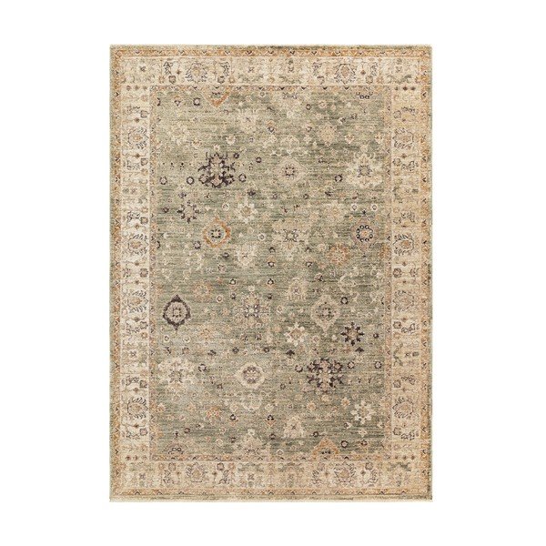 Zöld-bézs kézi szövésű futószőnyeg 67x240 cm Heriz Ornate – Asiatic Carpets