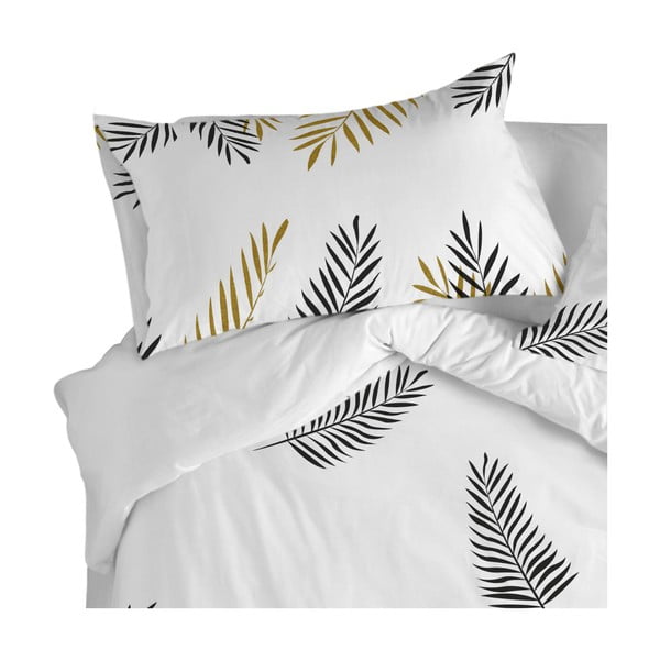 Pamut párnahuzat szett 2 db-os 50x75 cm Foliage – Blanc-image-1