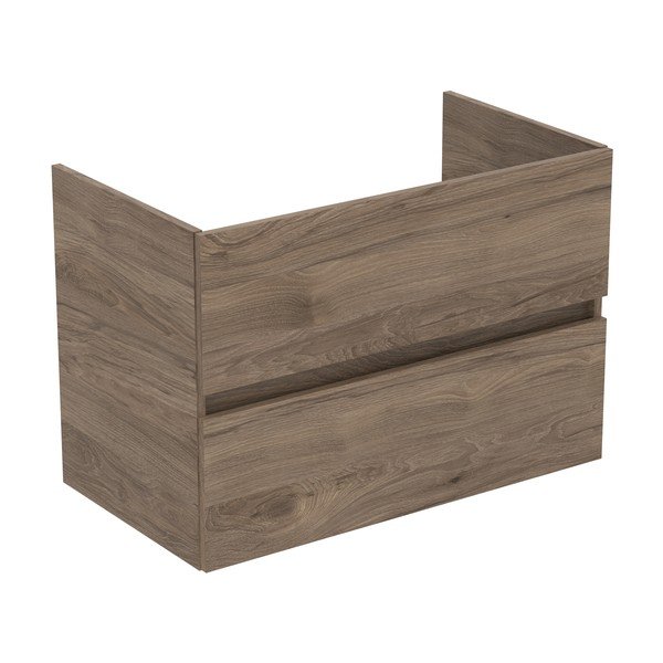 Natúr színű fali mosdó alatti szekrény diófa dekorral 80x55 cm Eurovit+ – Ideal Standard-image-1