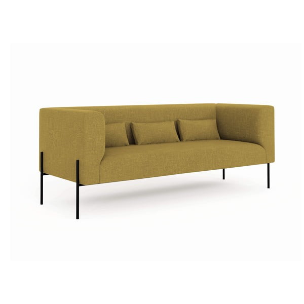 Nina sárga kanapé, 192 cm - Milo Casa