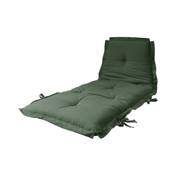 Sit & Sleep Olive Green variálható olívazöld futon, 80 x 200 cm - Karup Design